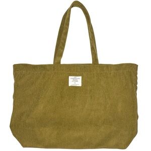 Sezane Corduroy Tote Bag in Mustard